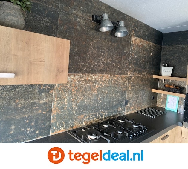 Stoere tegels in de keuken